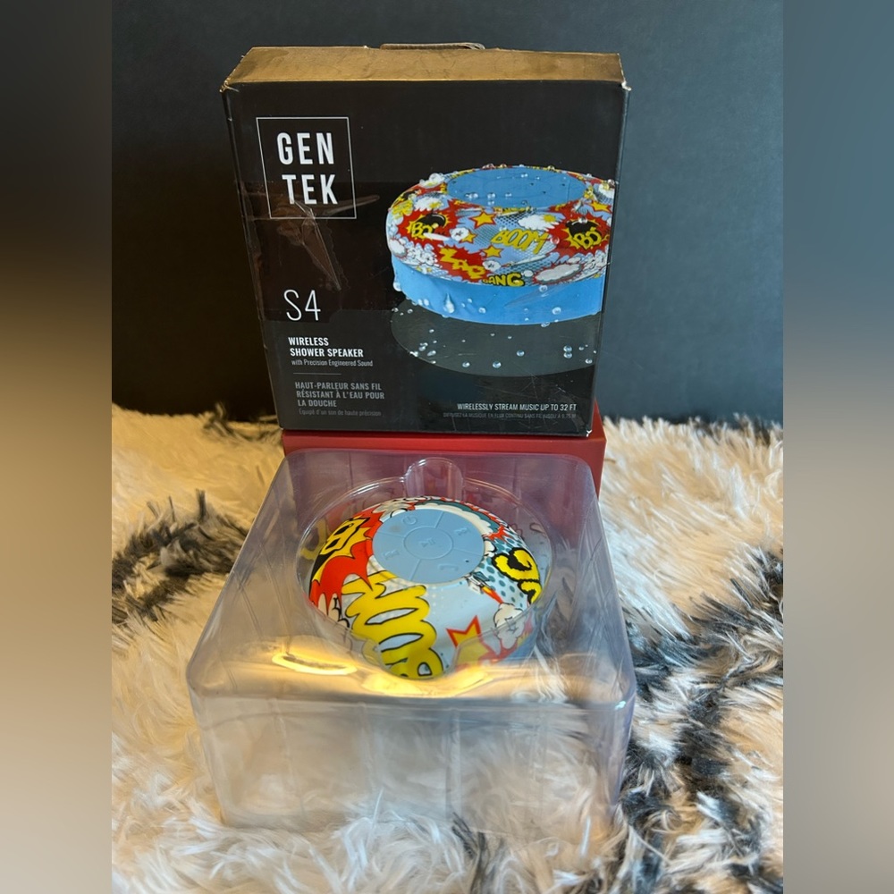 001 TC: Gen Tek Wireless Shower Speaker